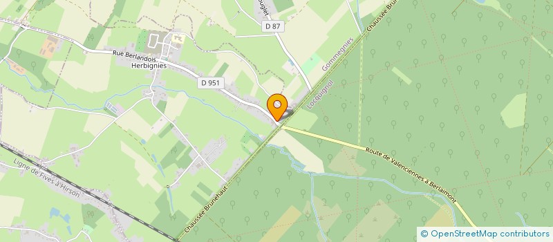 localisation de l'entreprise LES JARDINS EN NORD à VILLEREAU