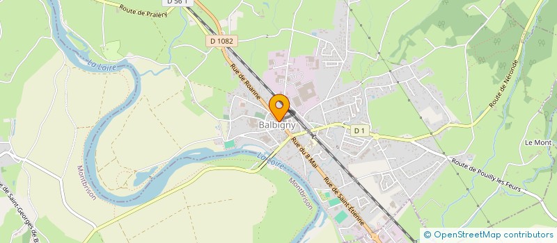 localisation de l'entreprise LES JARDINS FAMILIAUX DE BALBIGNY  BALBIGNY