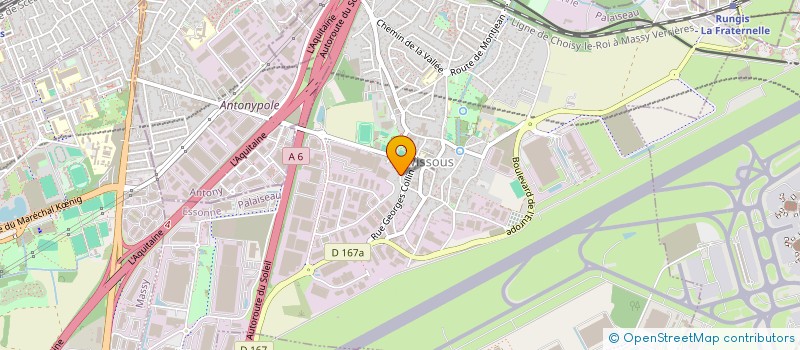 localisation de l'entreprise LES JARDINS FAMILIAUX DE WISSOUS à WISSOUS