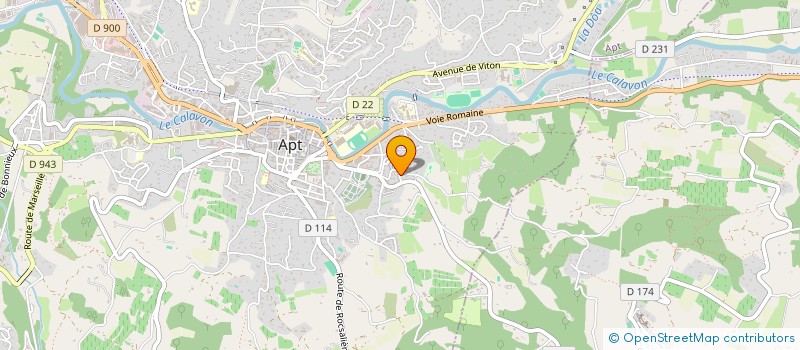 localisation de l'entreprise LES JARDINS FAMILIAUX DU RIMAYON à APT