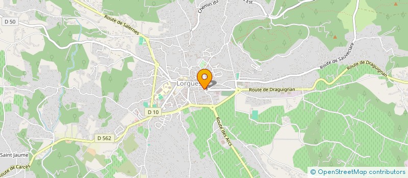 localisation de l'entreprise LES JARDINS FAMILIAUX LORGUAIS à LORGUES