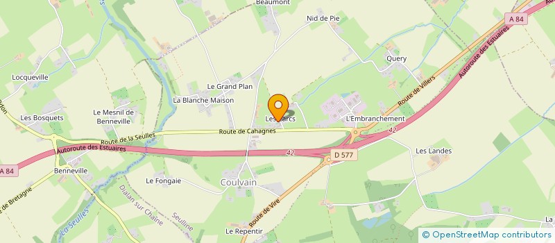 localisation de l'entreprise LES JARDINS FERTILES DE CLOMESNIL SCI  SEULLINE