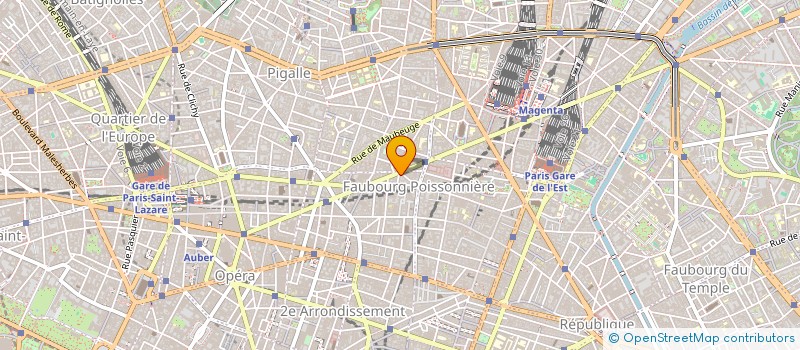 localisation de l'entreprise LES JARDINS LAFAYETTE  PARIS