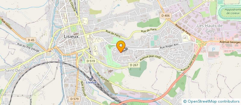 localisation de l'entreprise LES JARDINS LEXOVIENS à LISIEUX