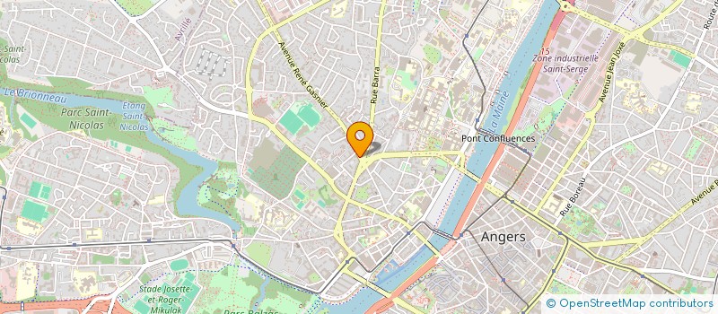 localisation de l'entreprise LES JARDINS LH à ANGERS