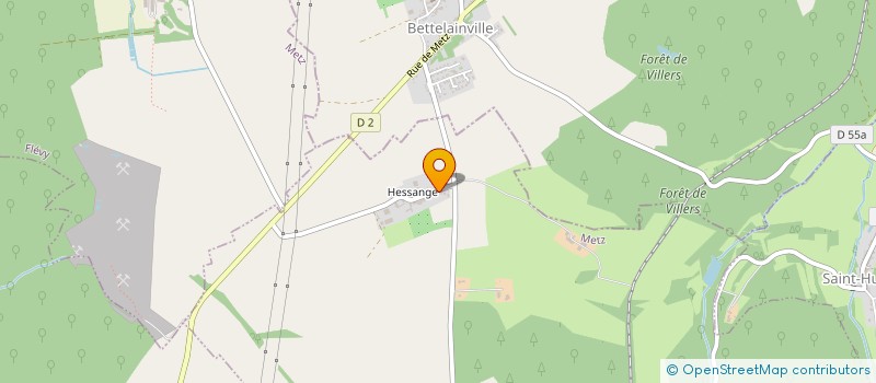 localisation de l'entreprise LES JARDINS LORRAIN  SAINT-HUBERT