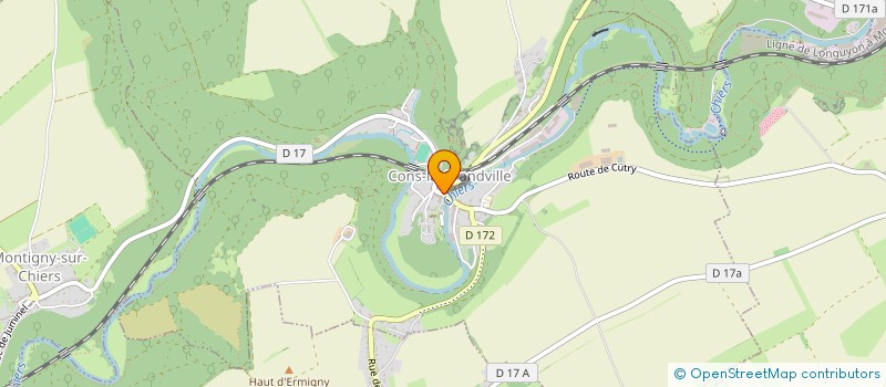 localisation de l'entreprise LES JARDINS LORRAINS à CONS-LA-GRANDVILLE