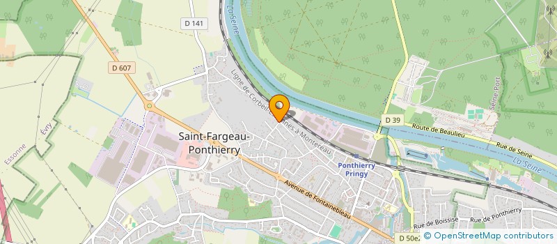 localisation de l'entreprise LES JARDINS NORMANDS à SAINT-FARGEAU-PONTHIERRY