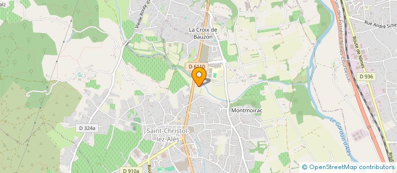 localisation de l'entreprise LES JARDINS NOUVEAUX à SAINT-CHRISTOL-LEZ-ALES