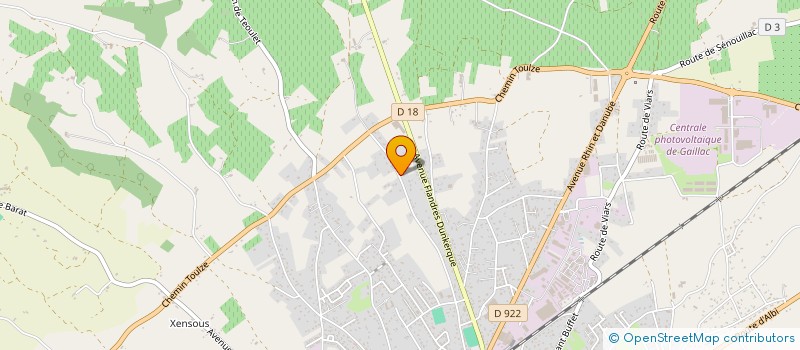 localisation de l'entreprise LES JARDINS OCCITANS à GAILLAC