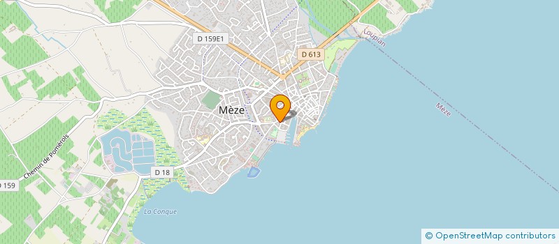 localisation de l'entreprise LES JARDINS OCCITANS à MEZE