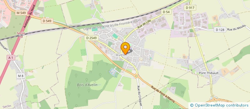 localisation de l'entreprise LES JARDINS PARTAGES AVELINOIS à AVELIN