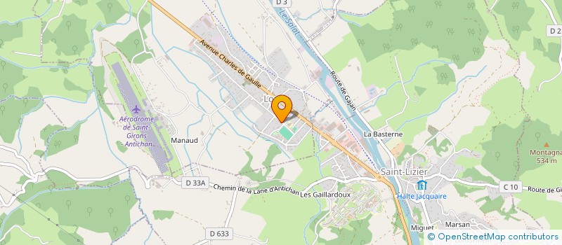 localisation de l'entreprise LES JARDINS PARTAGES DE LORP-SENTARAILLE à LORP-SENTARAILLE