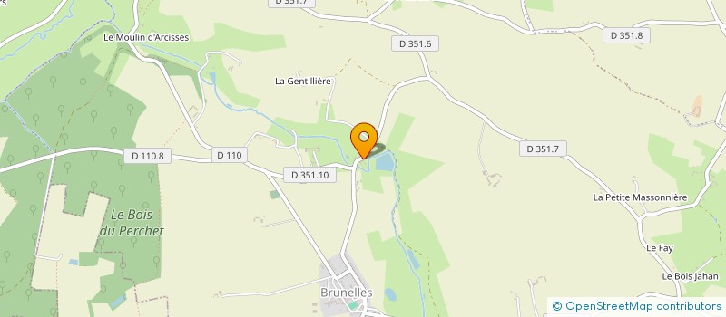 localisation de l'entreprise LES JARDINS PERMACOLES à ARCISSES