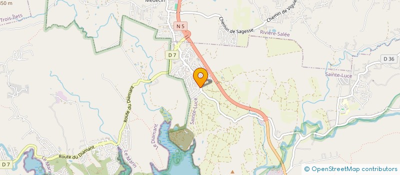 localisation de l'entreprise LES JARDINS POETES  SAINTE-LUCE