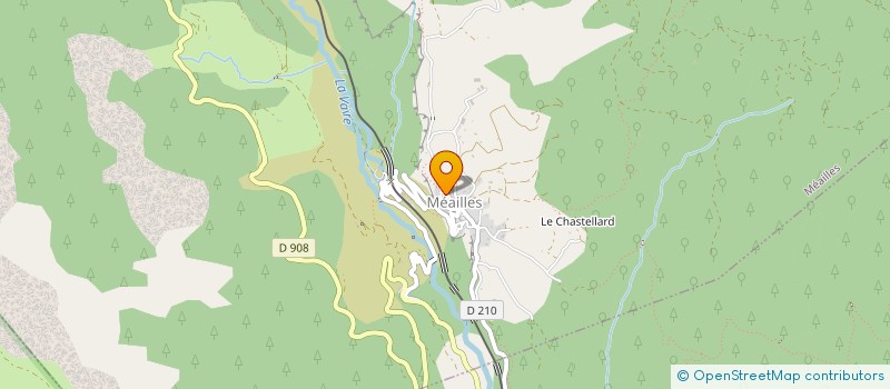localisation de l'entreprise LES JARDINS POTAGERS FAMILIAUX D ANNOT à ANNOT