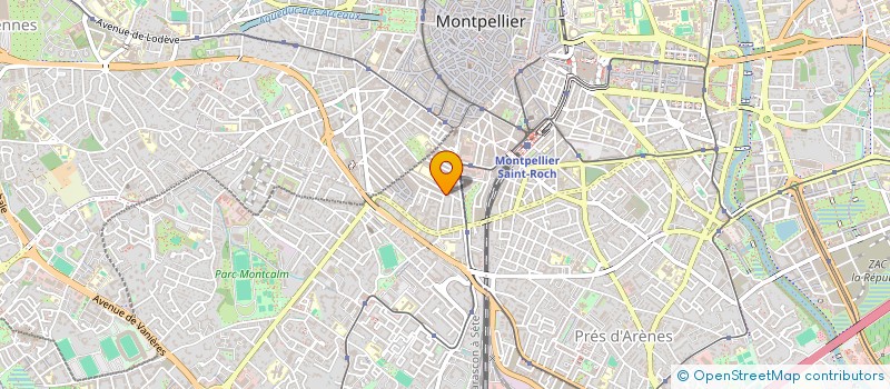 localisation de l'entreprise LES JARDINS POUR TOUS à MONTPELLIER