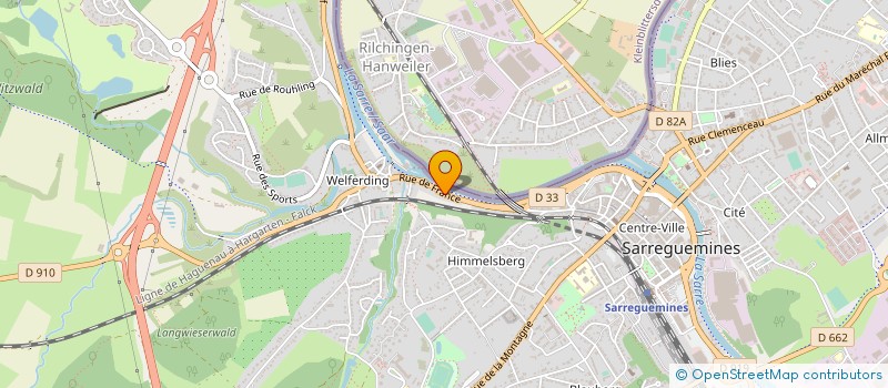 localisation de l'entreprise LES JARDINS ROMAINS à SARREGUEMINES