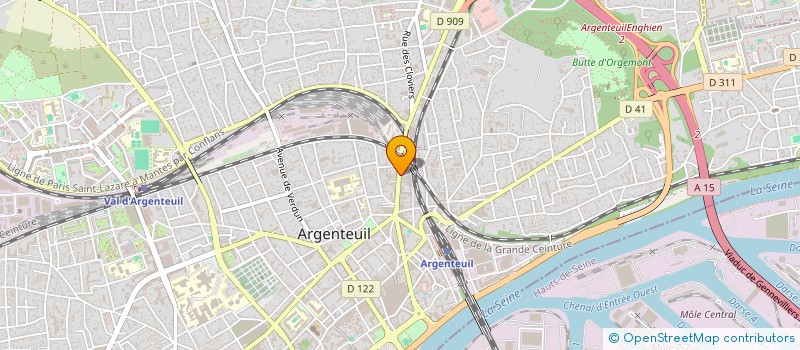 localisation de l'entreprise LES JARDINS ST VINCENT  ARGENTEUIL