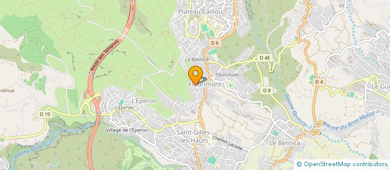 localisation de l'entreprise LES JARDINS SUR LE TOIT à SAINT-PAUL