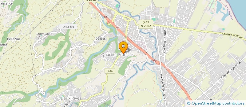 localisation de l'entreprise LES JARDINS SUSPENDUS  SAINTE-SUZANNE