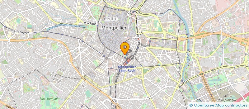 localisation de l'entreprise LES JARDINS SUSPENDUS à MONTPELLIER