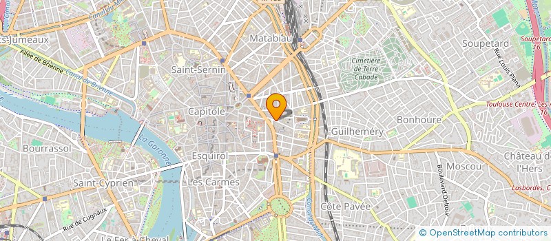 localisation de l'entreprise LES JARDINS SUSPENDUS D'AUBUISSON à TOULOUSE