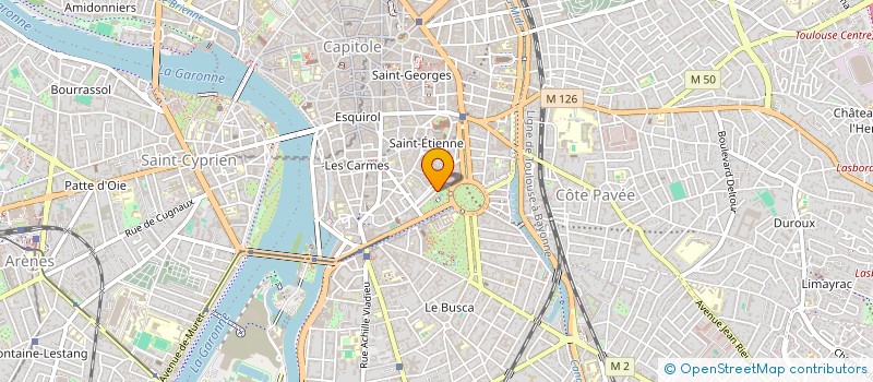 localisation de l'entreprise LES JARDINS TOLOSA à TOULOUSE