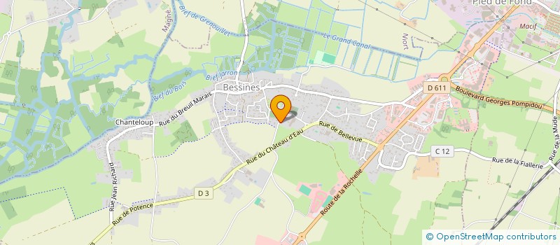 localisation de l'entreprise LES JARDINS VERTS  BESSINES