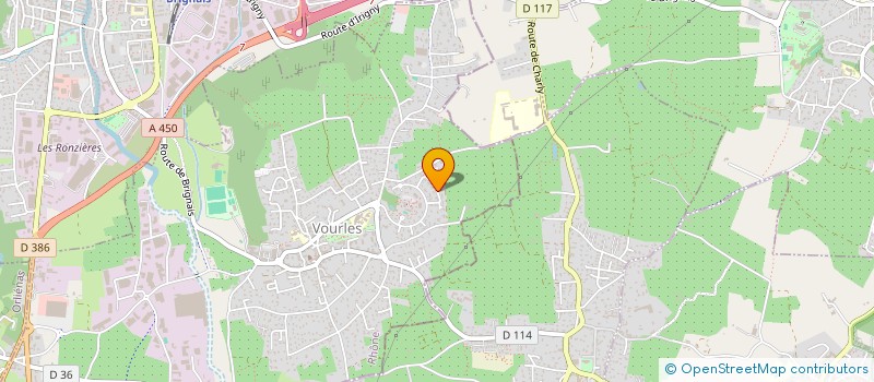 localisation de l'entreprise LES JARDINS VOURLOIS à VOURLES