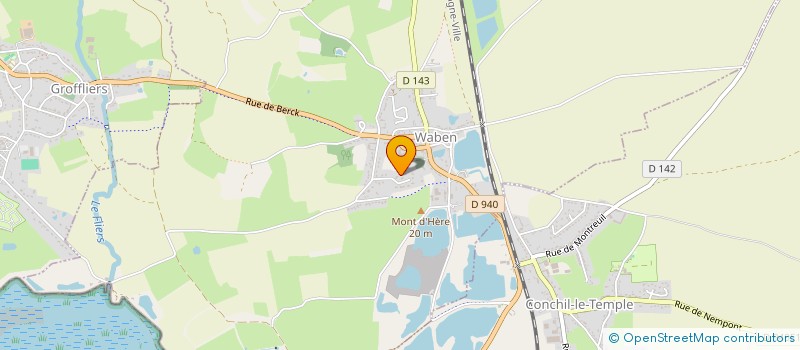 localisation de l'entreprise LES JARDINS WABENOIS  WABEN