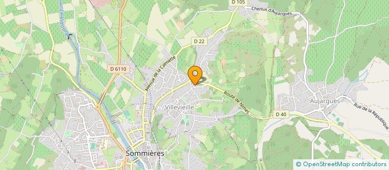 localisation de l'entreprise LES JARDINS WEHS  VILLEVIEILLE