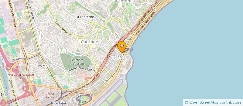 localisation de l'entreprise LES JASMINS à NICE