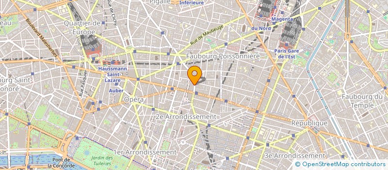 localisation de l'entreprise LES JASMINS  PARIS