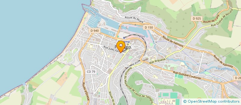 localisation de l'entreprise LES JASMINS  FECAMP