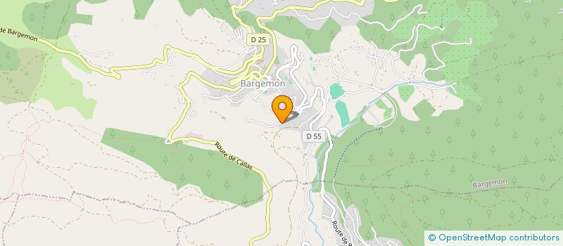 localisation de l'entreprise LES JASMINS  BARGEMON