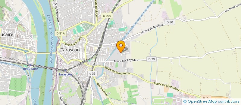 localisation de l'entreprise LES JASMINS  TARASCON