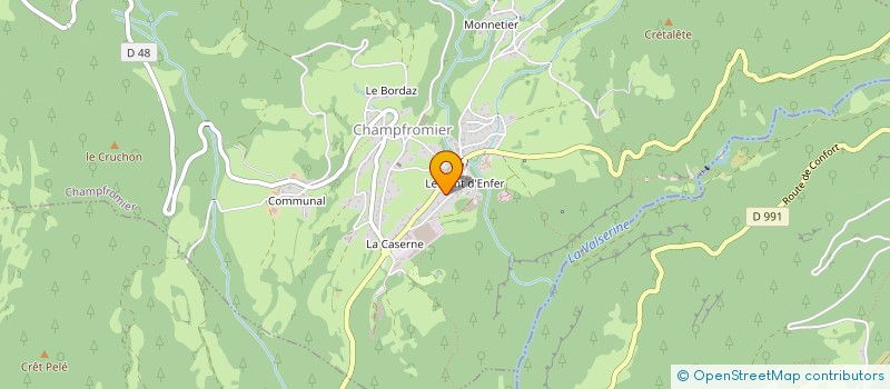 localisation de l'entreprise LES JATTES à MIJOUX