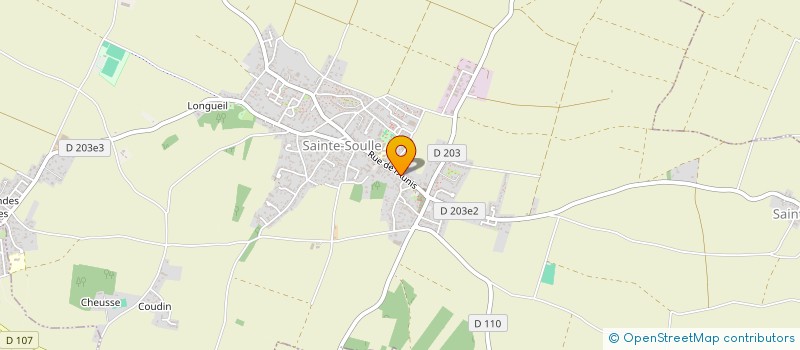 localisation de l'entreprise LES JAUBERTINS  SAINTE-SOULLE