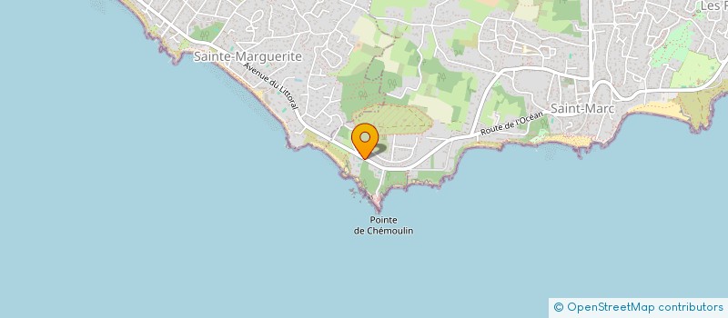 localisation de l'entreprise LES JAUNETS  SAINT-NAZAIRE