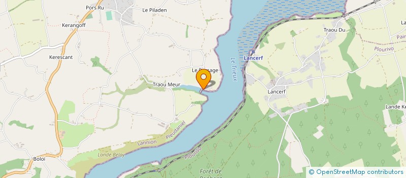 localisation de l'entreprise LES JEALYETTES  PLEUDANIEL