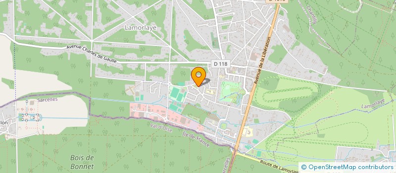 localisation de l'entreprise LES JEAN  LACROIX-SAINT-OUEN