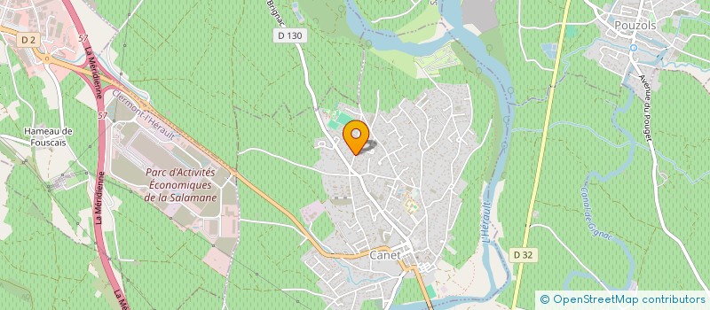 localisation de l'entreprise LES JEAN DE CADUCEE  GIGNAC