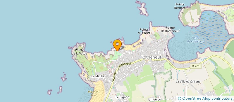 localisation de l'entreprise LES JEANNE'S BLOND DU DESERT à SAINT-MALO