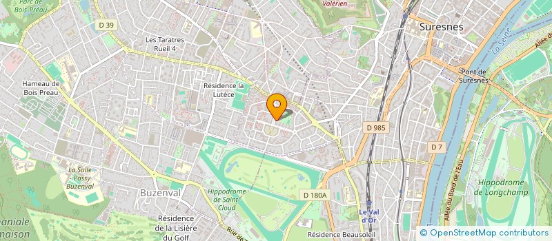 localisation de l'entreprise LES JEANNES à SURESNES