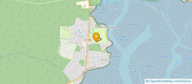 localisation de l'entreprise LES JEANNETTES CAP FERRET à LEGE-CAP-FERRET