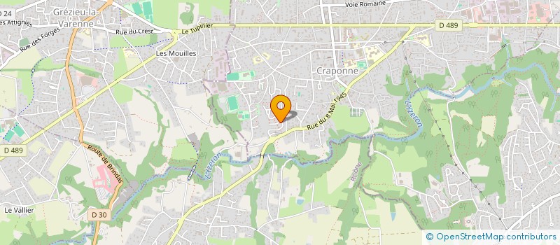 localisation de l'entreprise LES JEEP'ZELLES TEAM  CRAPONNE