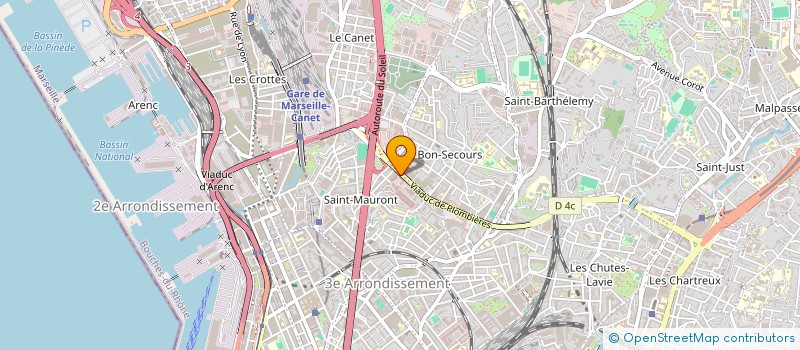 localisation de l'entreprise LES JEUDI DE L URGENCE à MARSEILLE