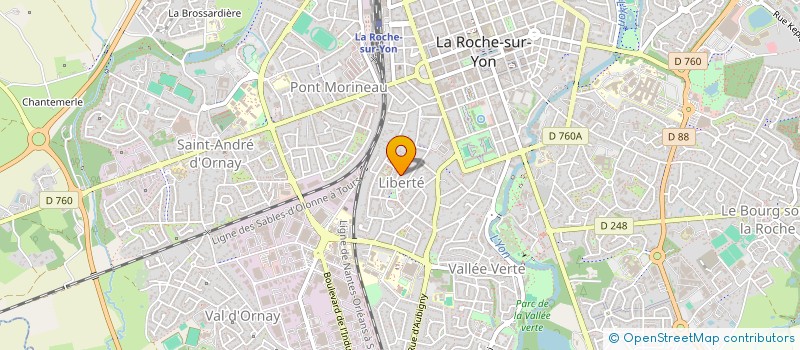localisation de l'entreprise LES JEUDIS DE SOPHIA à LA ROCHE-SUR-YON