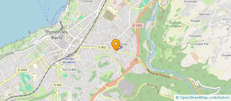 localisation de l'entreprise LES JEUDIS ELECTRO à THONON-LES-BAINS